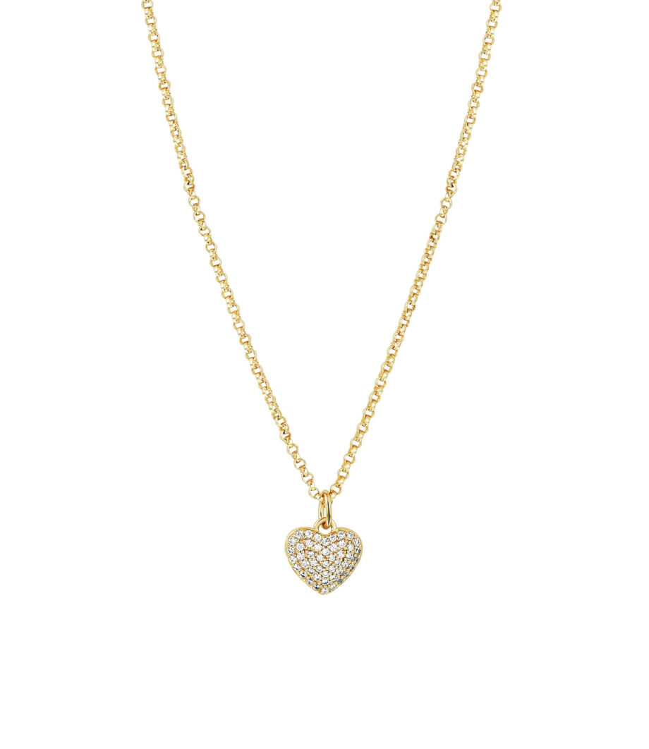 Herz mit Zirkonia Kette 1447