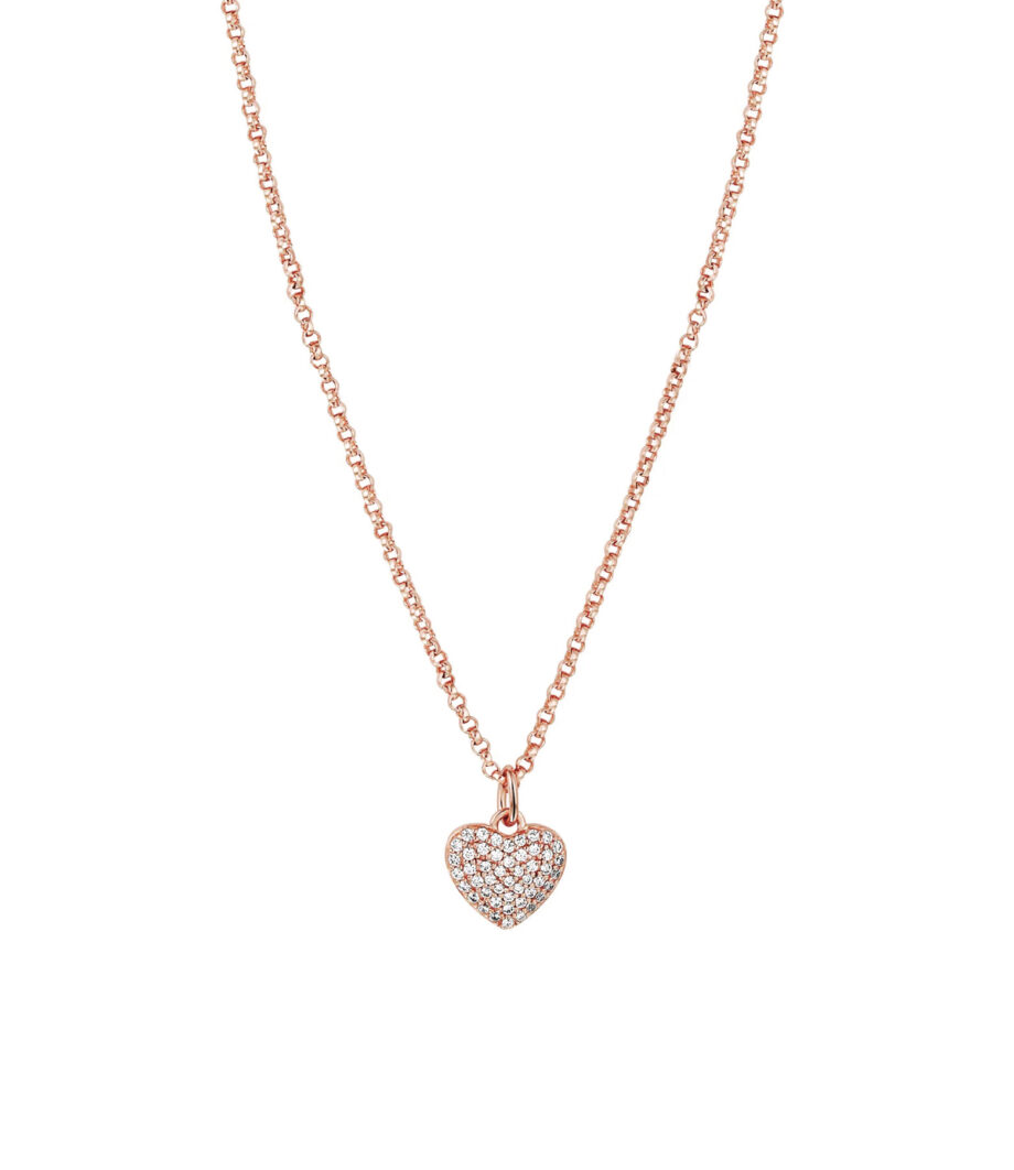 Herz mit Zirkonia Kette 1447