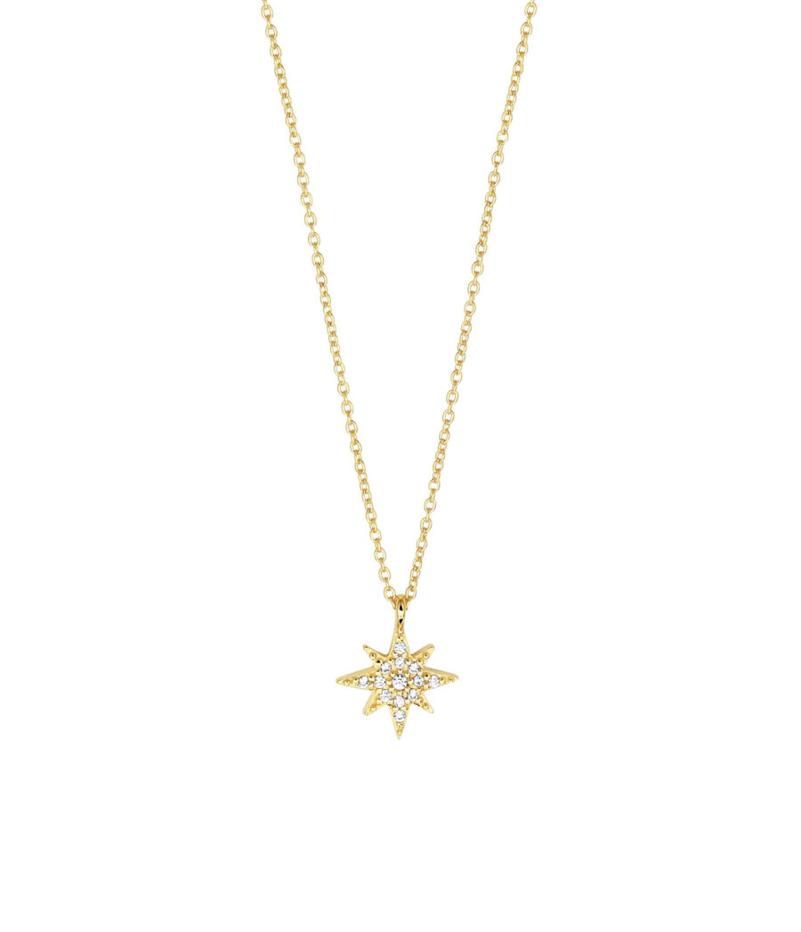 Stern mit Zirkonia Kette 1599