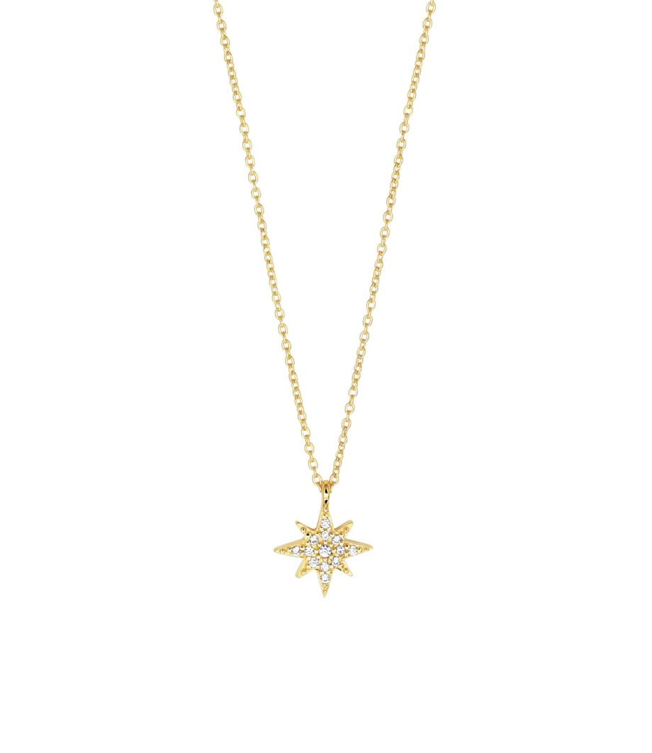 Stern mit Zirkonia Kette 1599
