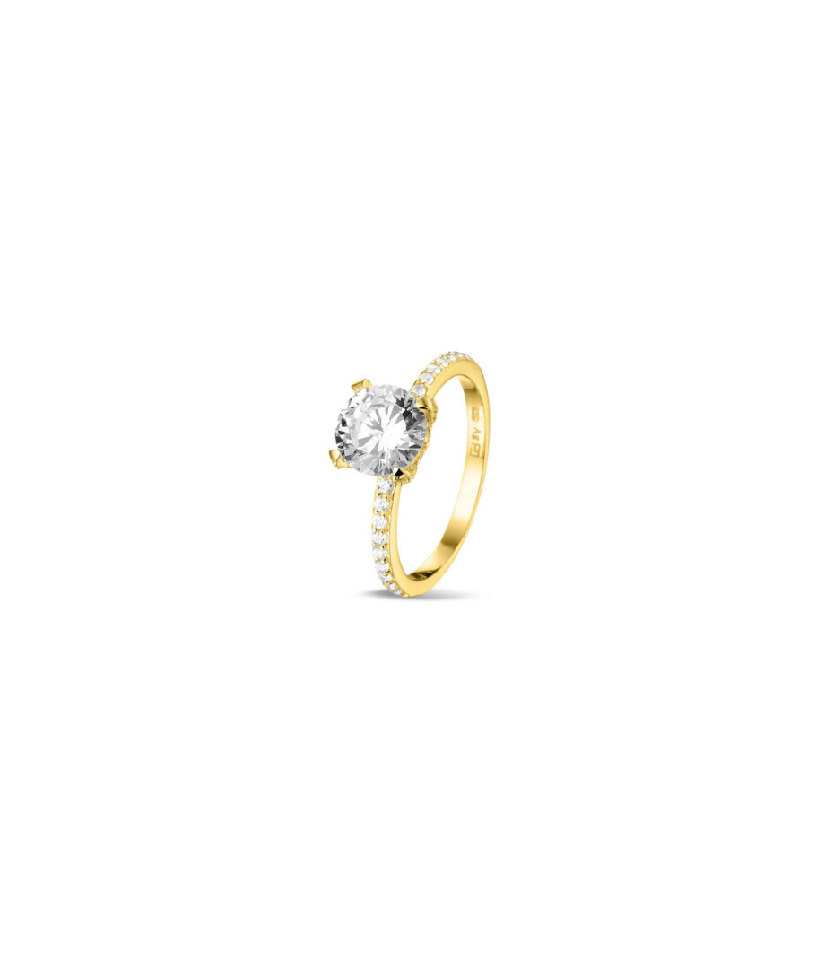 Ring mit Zirkonia 1565