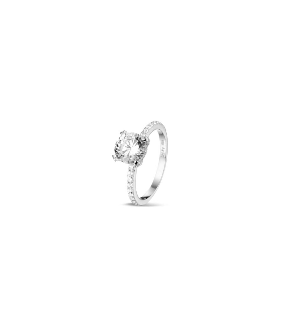 Ring mit Zirkonia 1565