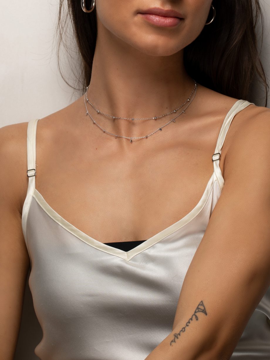 Kette mit feinen Tropfen 1625