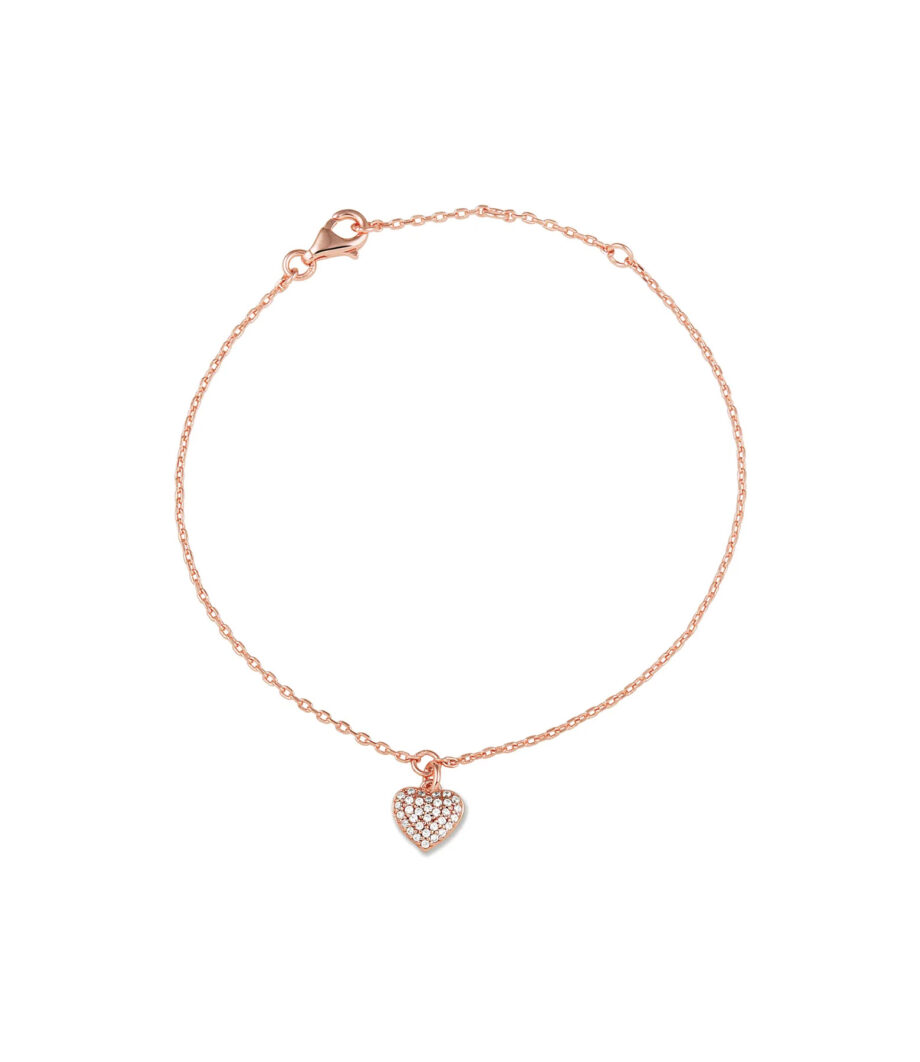 Herz mit Zirkonia Armband 1448