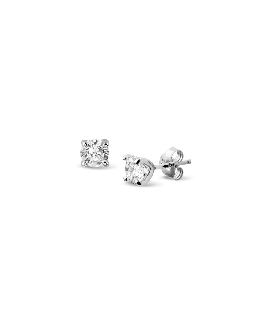 Ohrstecker mit Zirkonia 4mm 1560