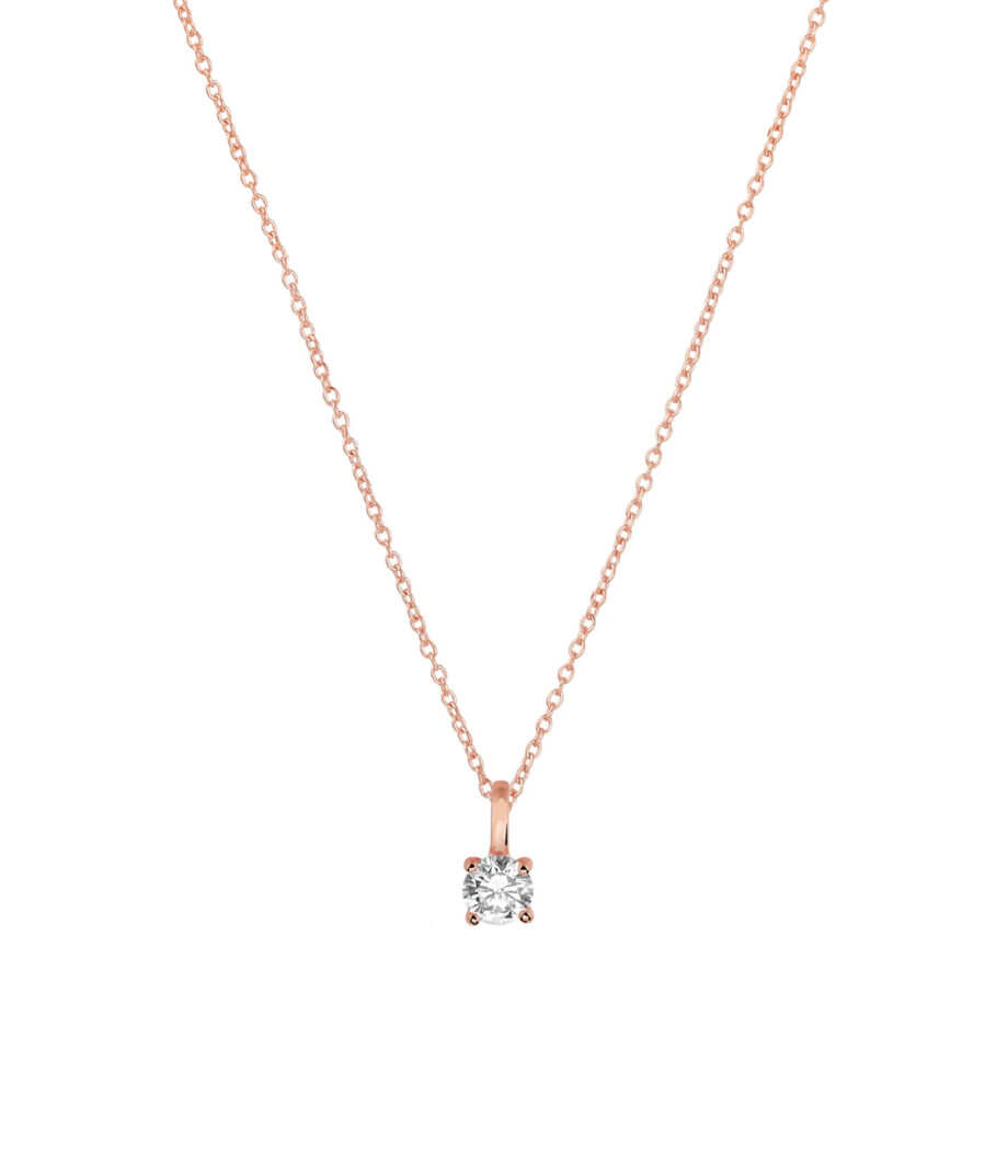 Kette mit Zirkonia Anhänger 8mm 1894