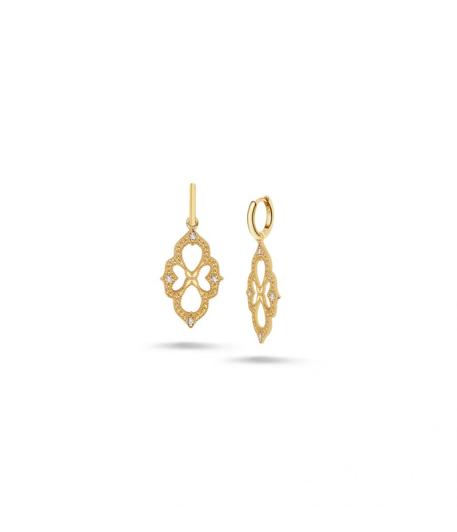 14 Karat Alhambra fine Ohrringe 2086