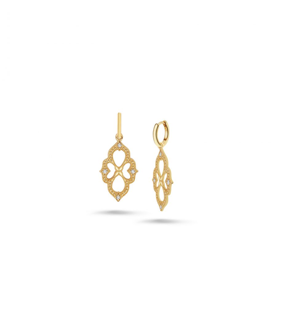 14 Karat Alhambra fine Ohrringe 2086