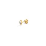 14 Karat Alhambra fine Einzel Ohrstecker 2089