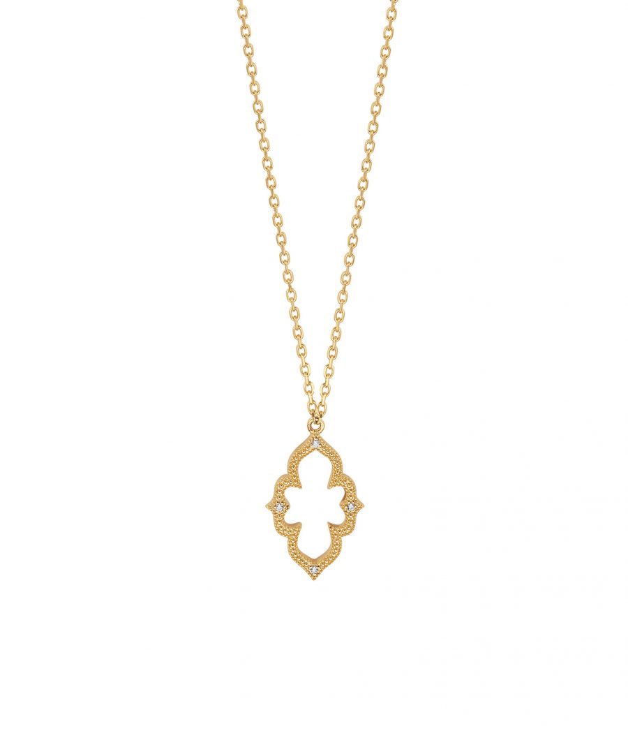 14 Karat Alhambra fine Kette 2094