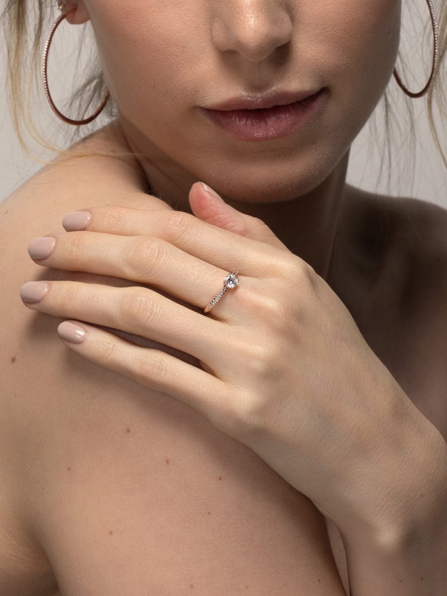 Ring mit Zirkonia 1703