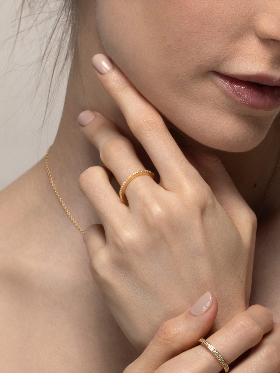 Ring mit Zirkonia 1361