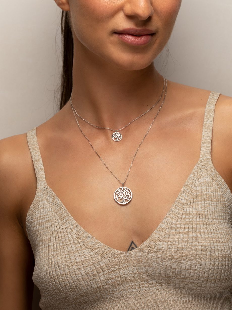 Lebensbaum Kette mit Anhänger 1522