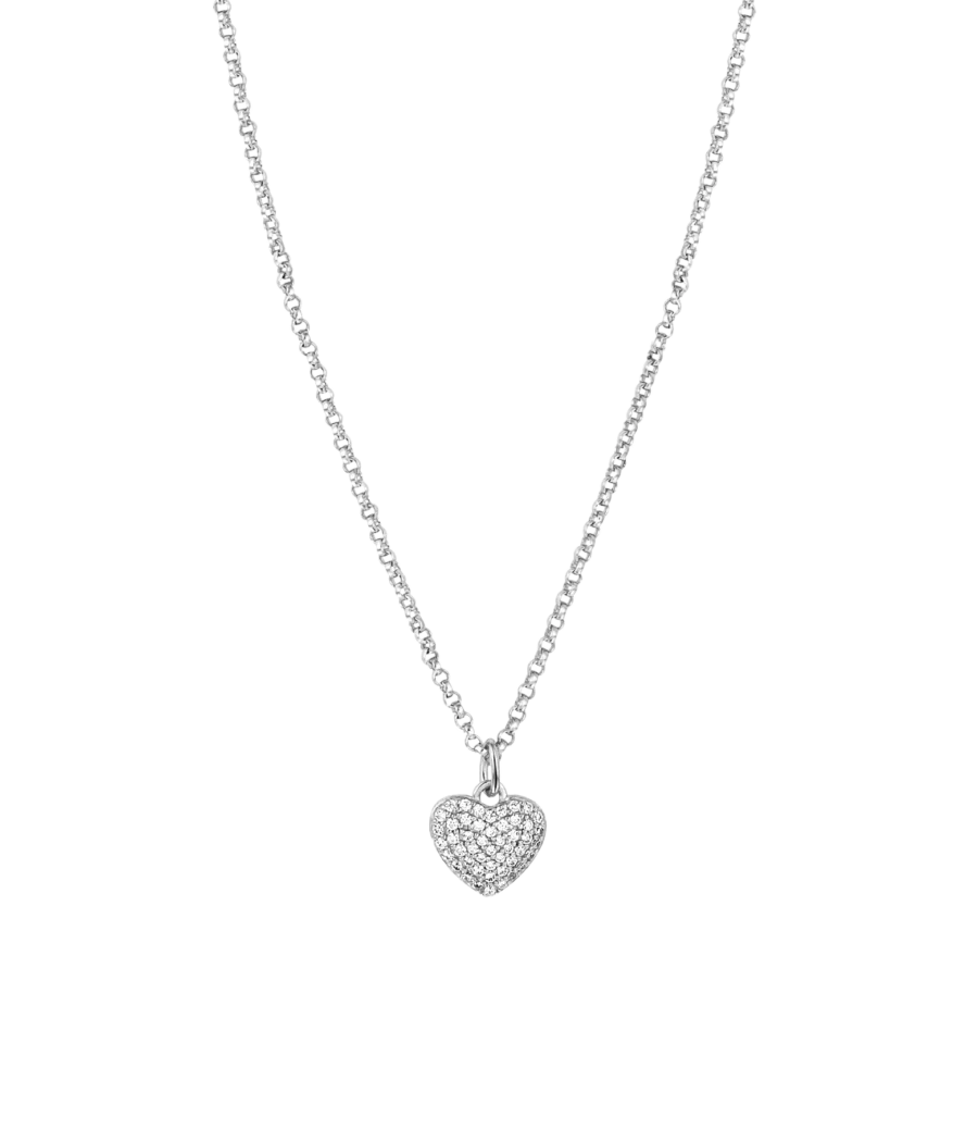 Herz mit Zirkonia Kette 1447