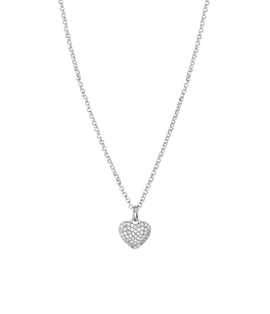 Herz mit Zirkonia Kette 1447
