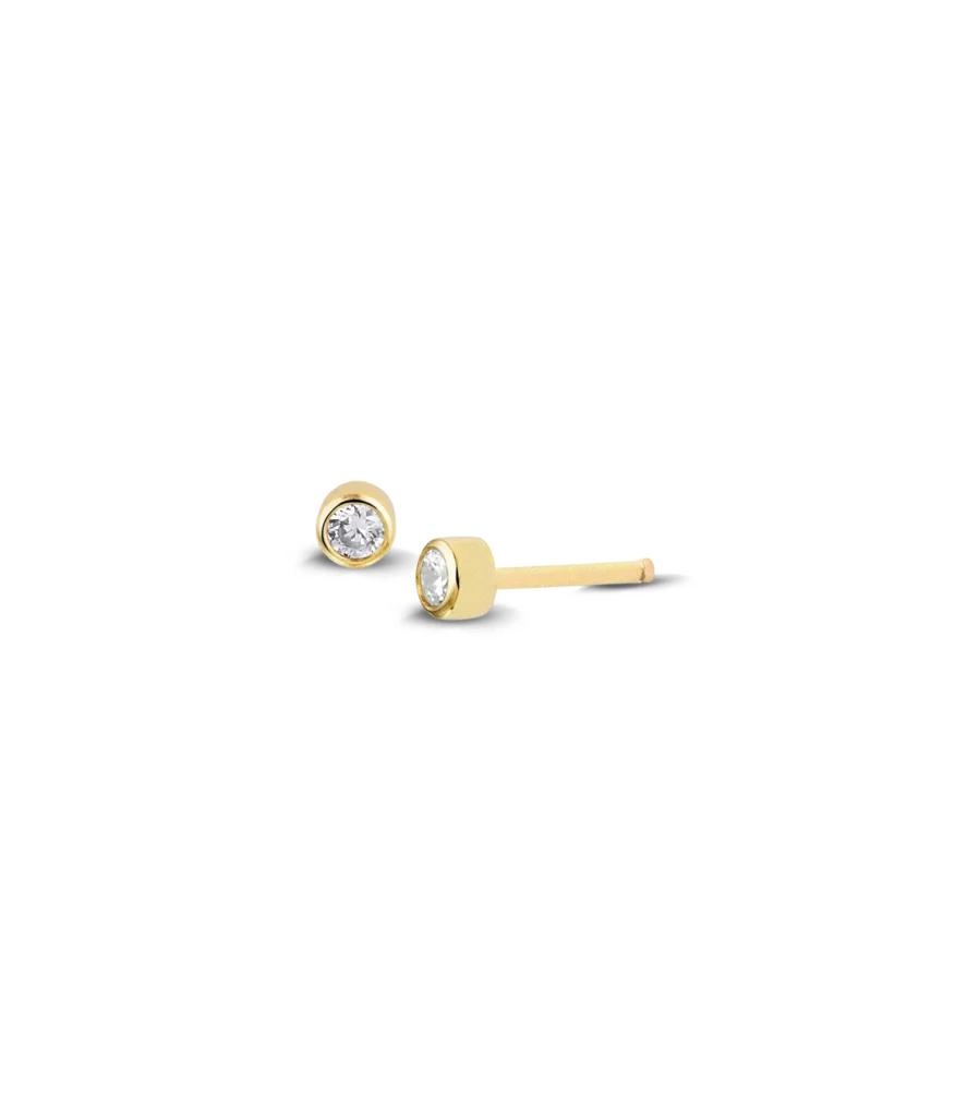 Ohrstecker Zirkonia mittel
