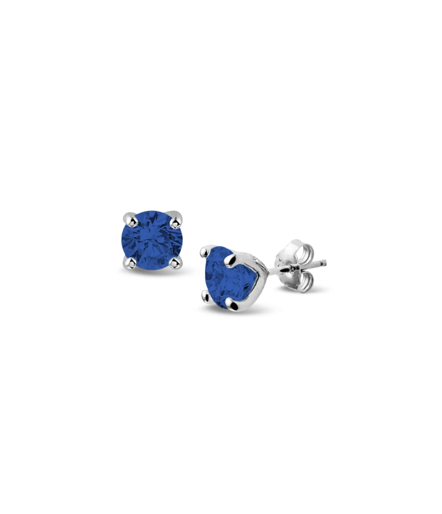 Ohrstecker mit Zirkonia 6mm 1562