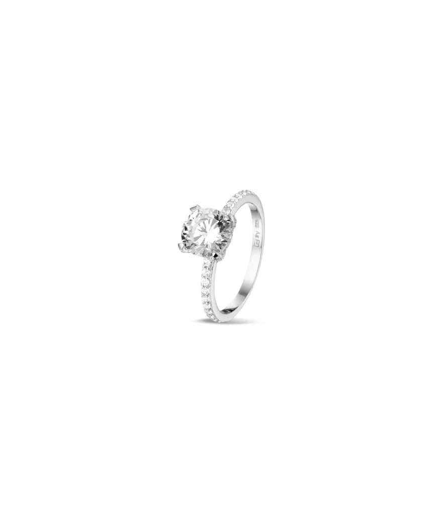 Princess-Ring mit Zirkonia