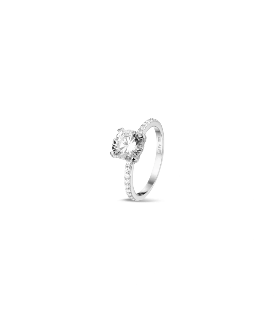 Ring mit Zirkonia 1565