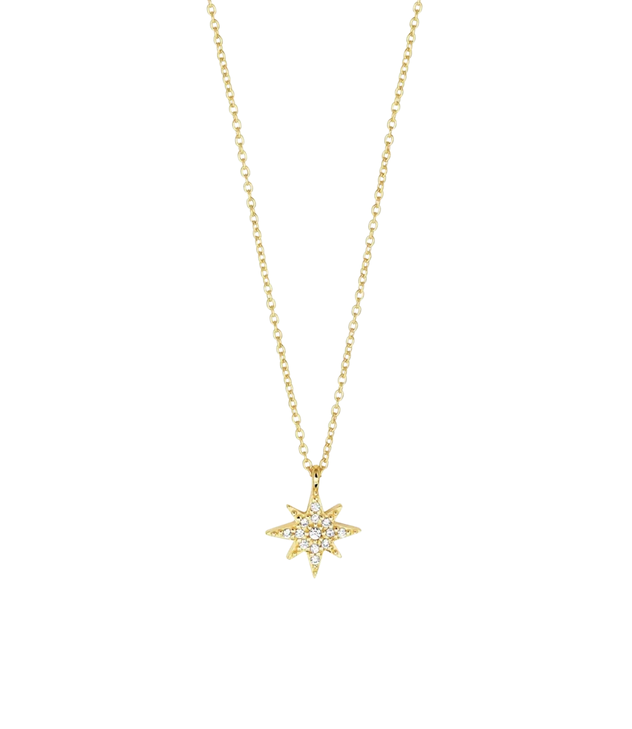 Stern mit Zirkonia Kette 1599