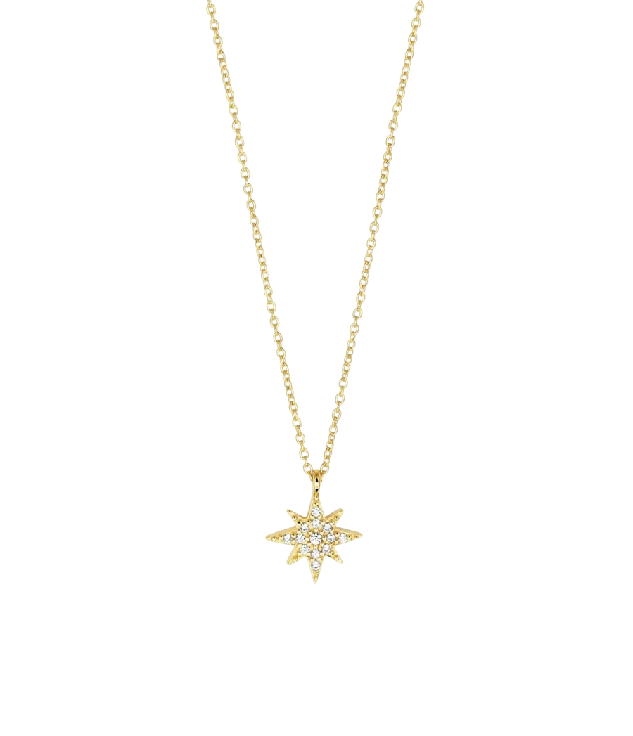 Stern mit Zirkonia Kette 1599