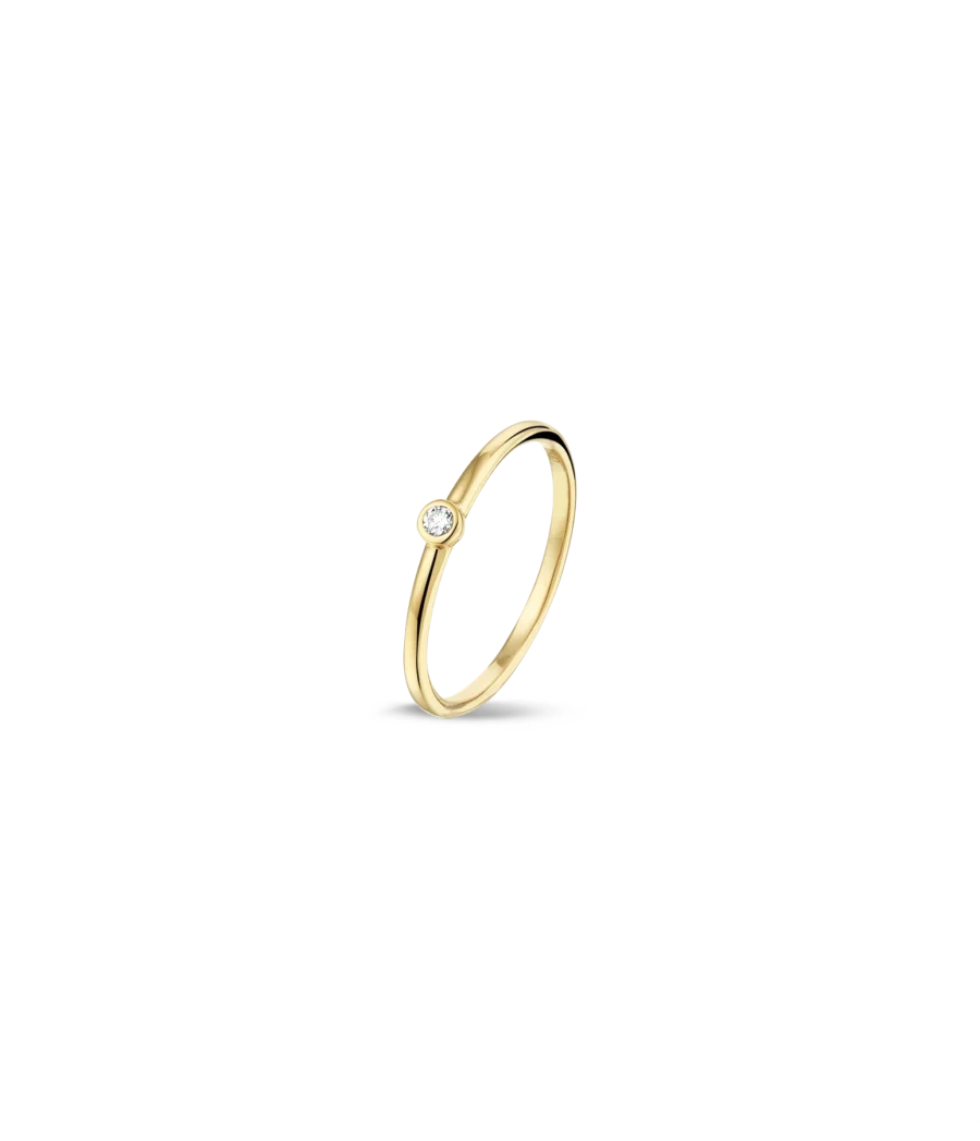 18 Karat Ring Diamant 0,03ct.