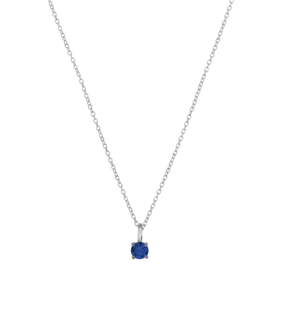 Kette mit Zirkonia Anhänger 6mm 1893