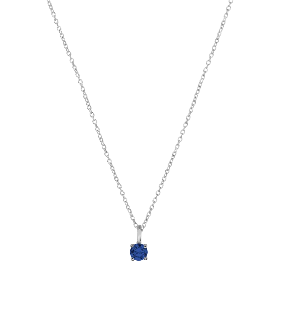 Kette mit Zirkonia Anhänger 6mm 1893