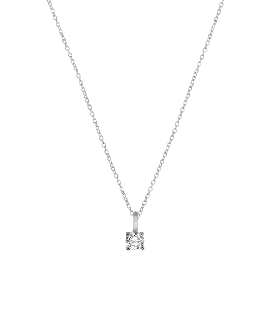Kette mit Zirkonia Anhänger 8mm 1894