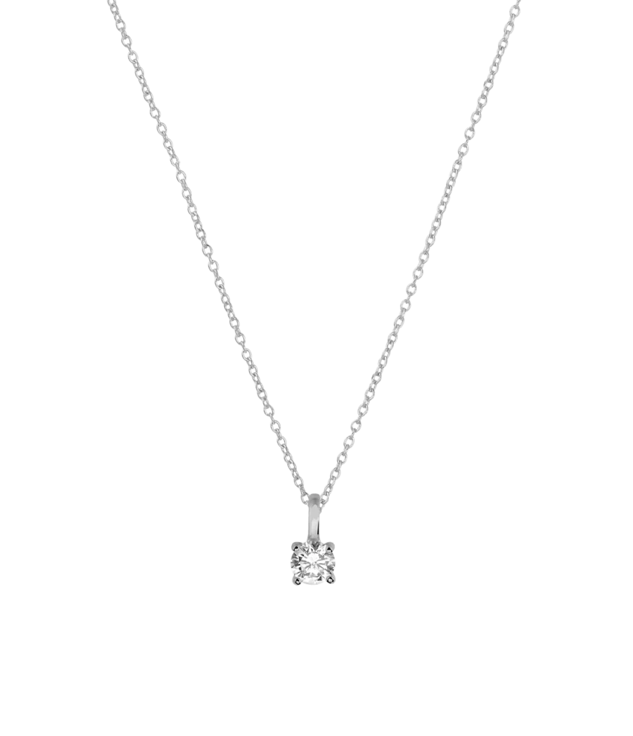 Kette mit Zirkonia Anhänger 8mm 1894