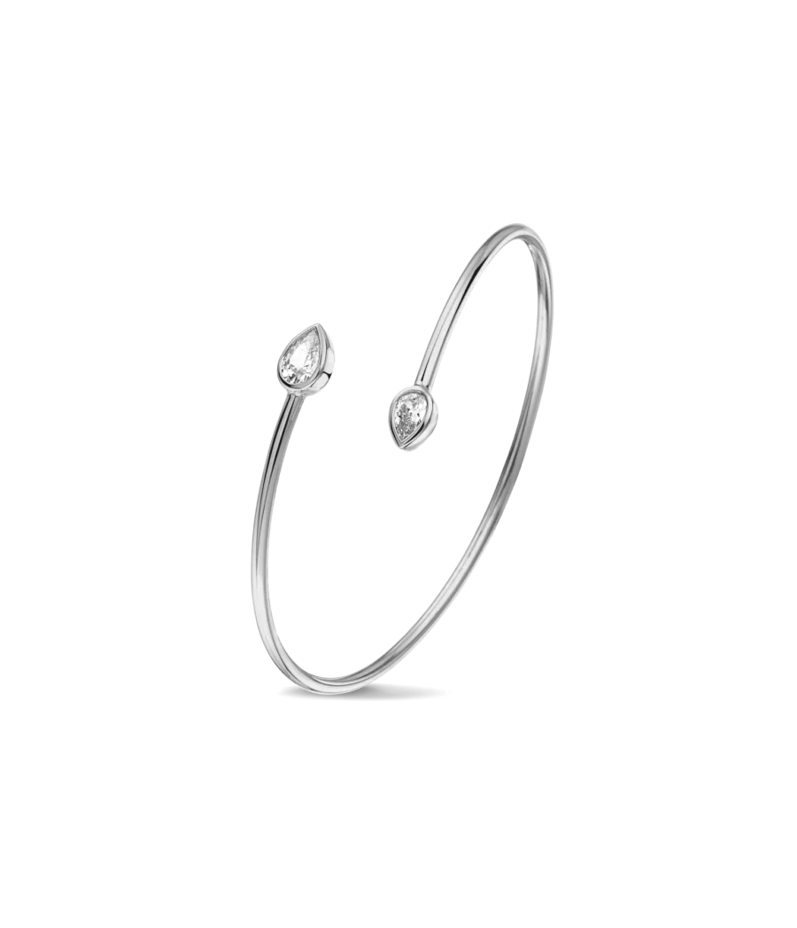 Timeless Tropfen leicht biegsamer Armreif 2077