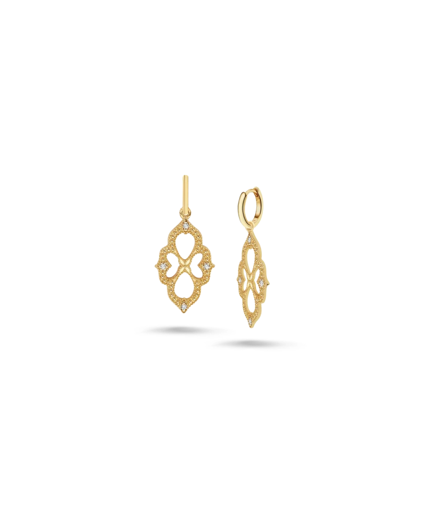 14 Karat Alhambra fine Ohrringe 2086