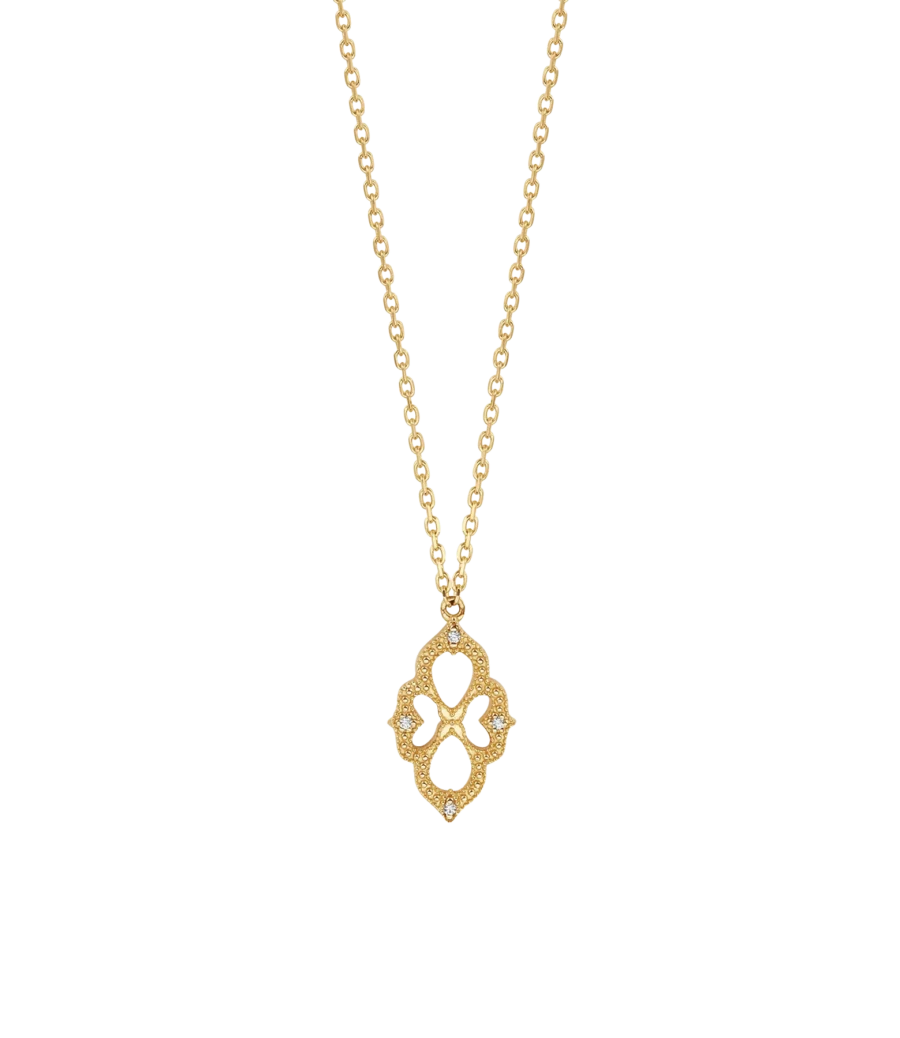 14 Karat Alhambra fine Kette 2088