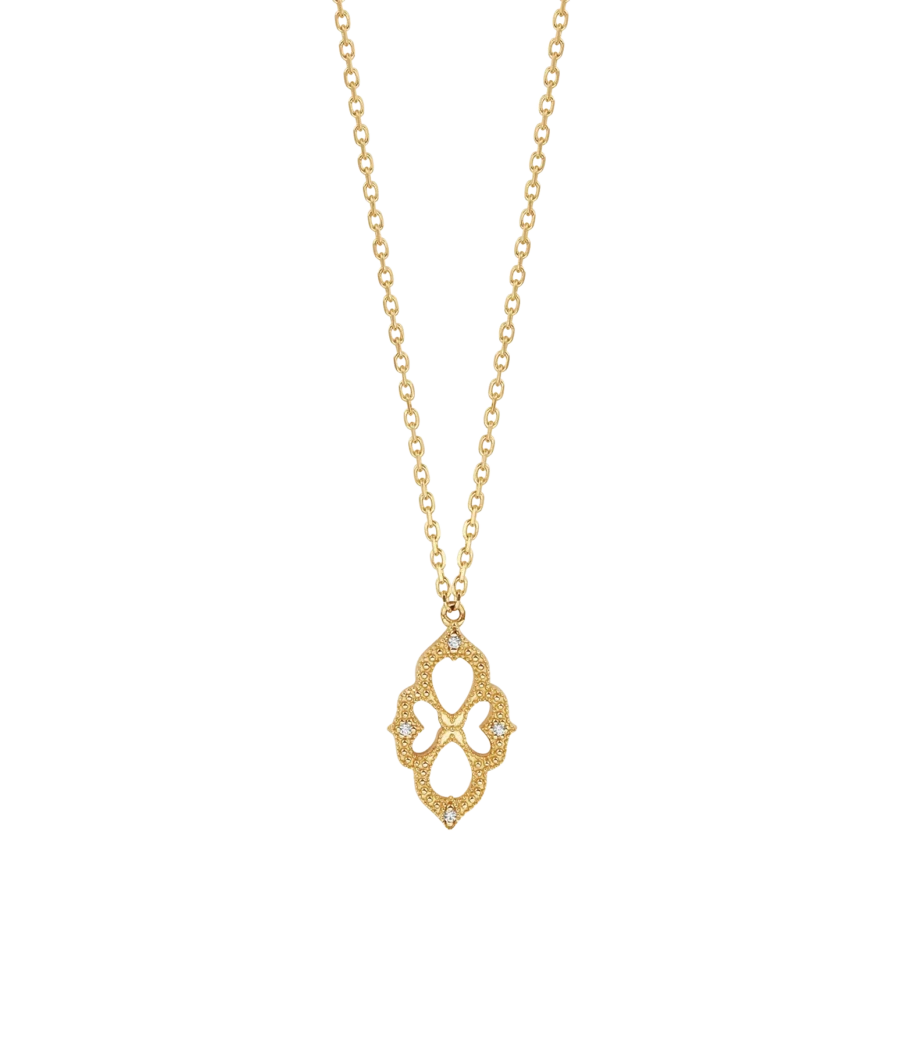 14 Karat Alhambra fine Kette 2088