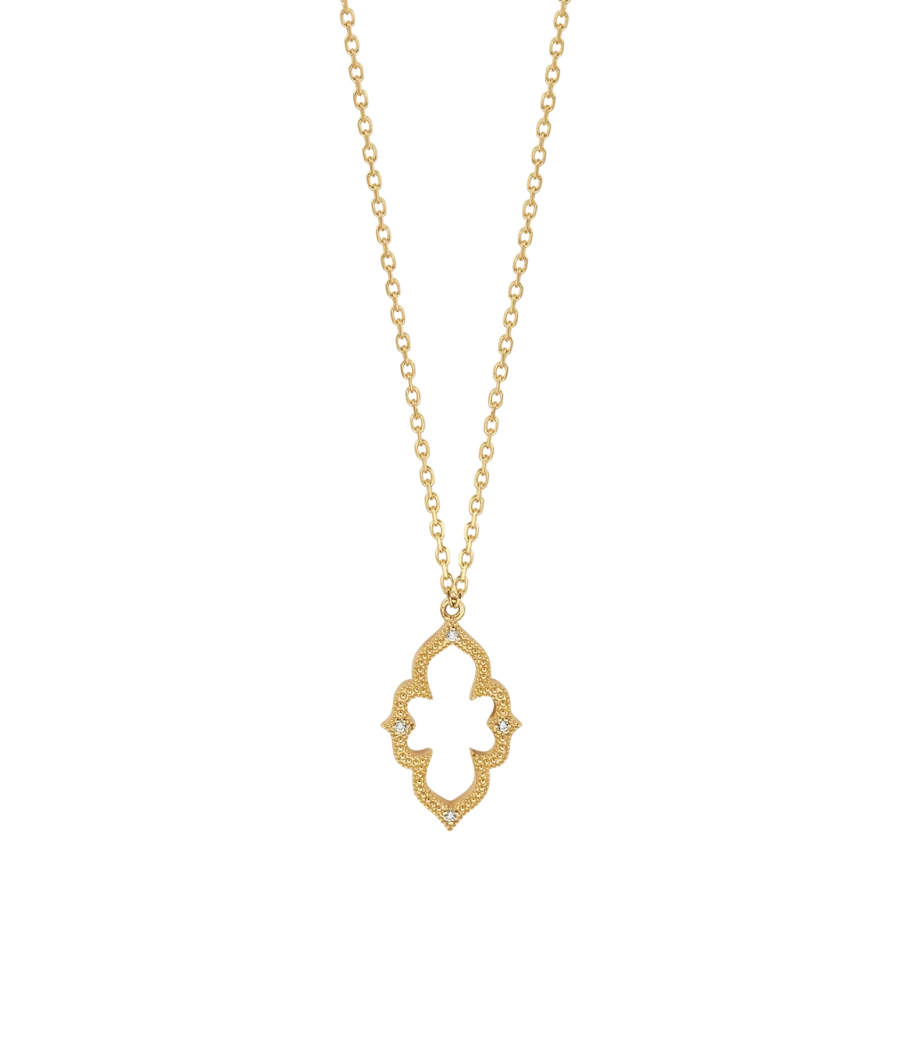 14 Karat Alhambra fine Kette 2094