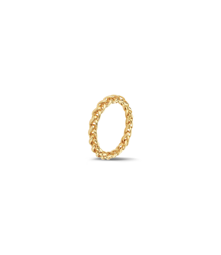 Ring im Kettenlook
