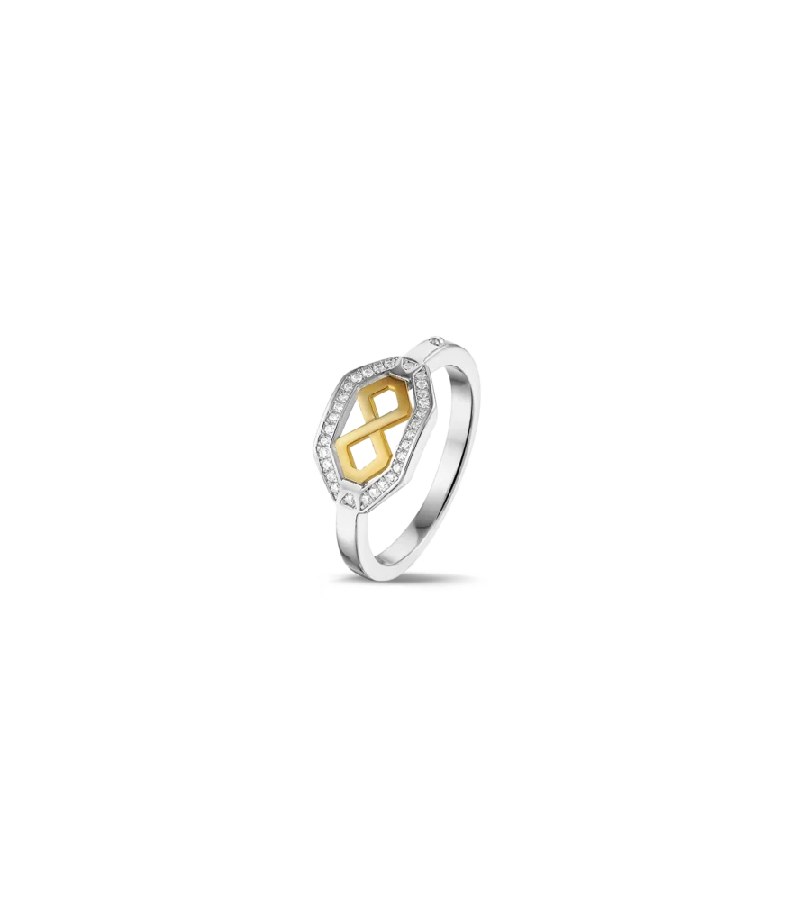 Infinity Bicolor Ring 2174