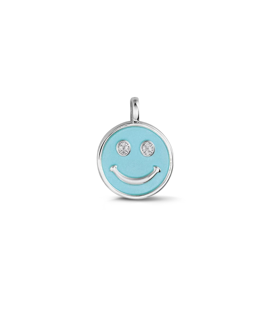 Bicolor Smiley Anhänger 2249