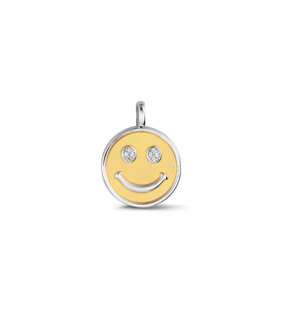 Bicolor Smiley Anhänger 2249