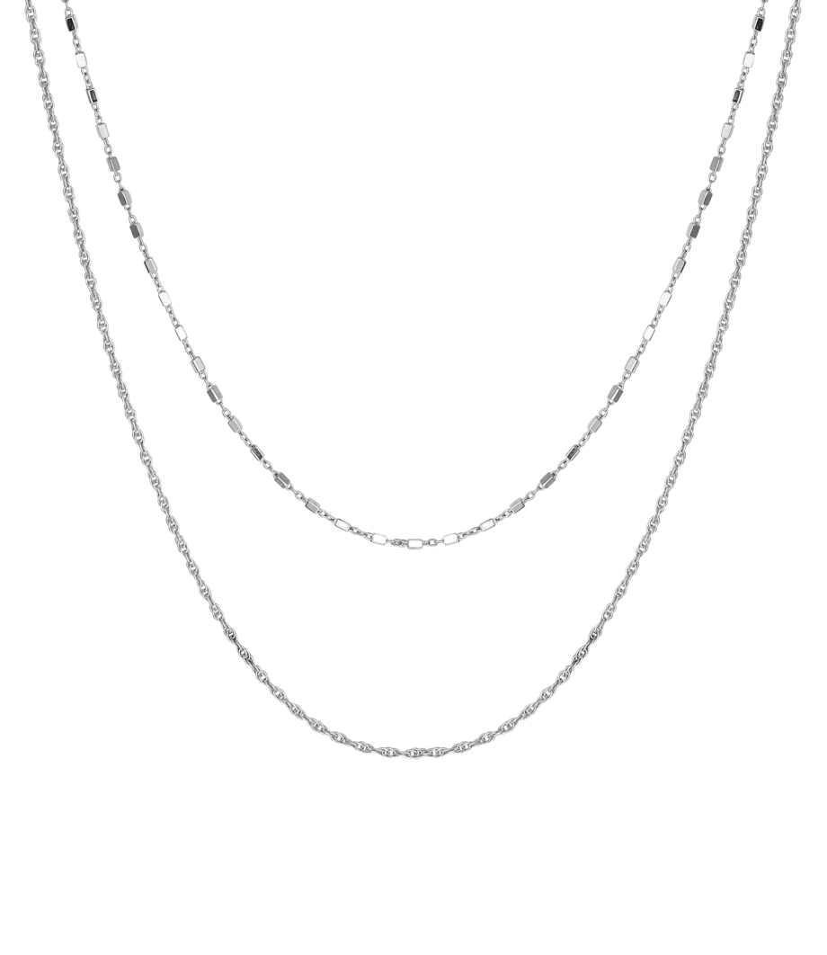 Doppelkette Halskette 2252