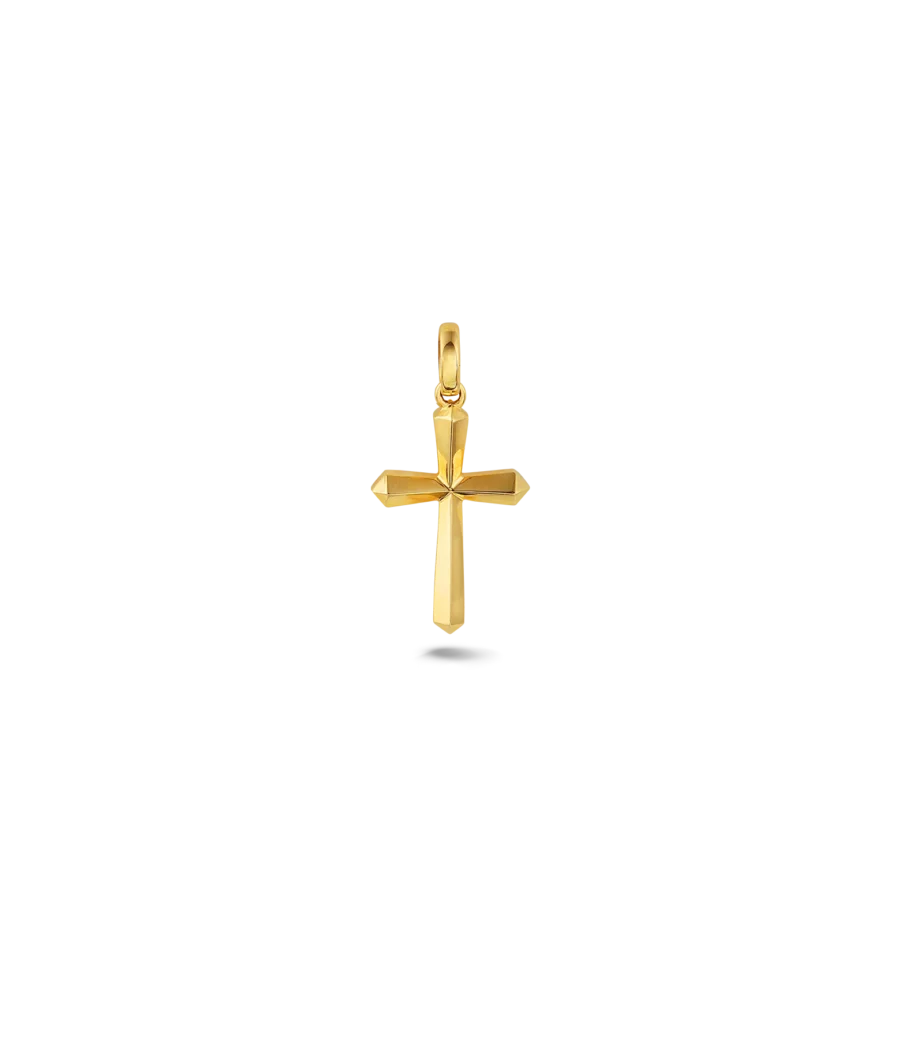 18 Karat Kreuz Anhänger 2278