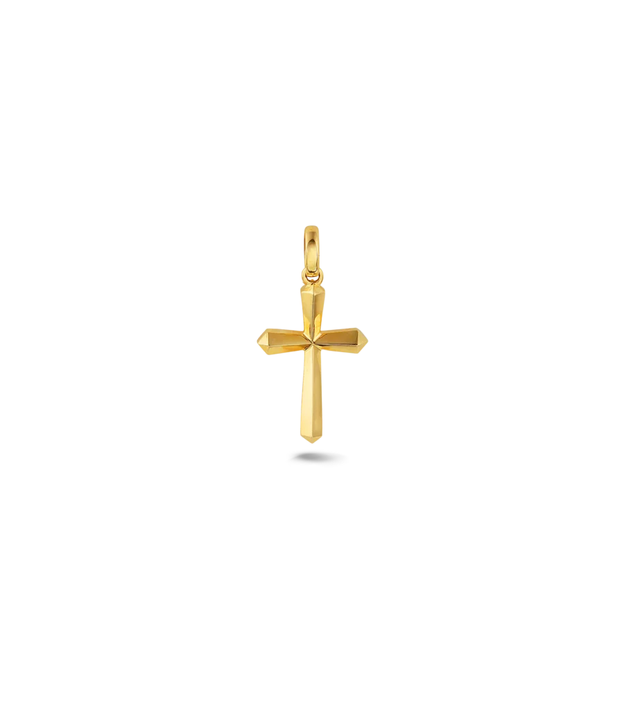 18 Karat Kreuz Anhänger 2278