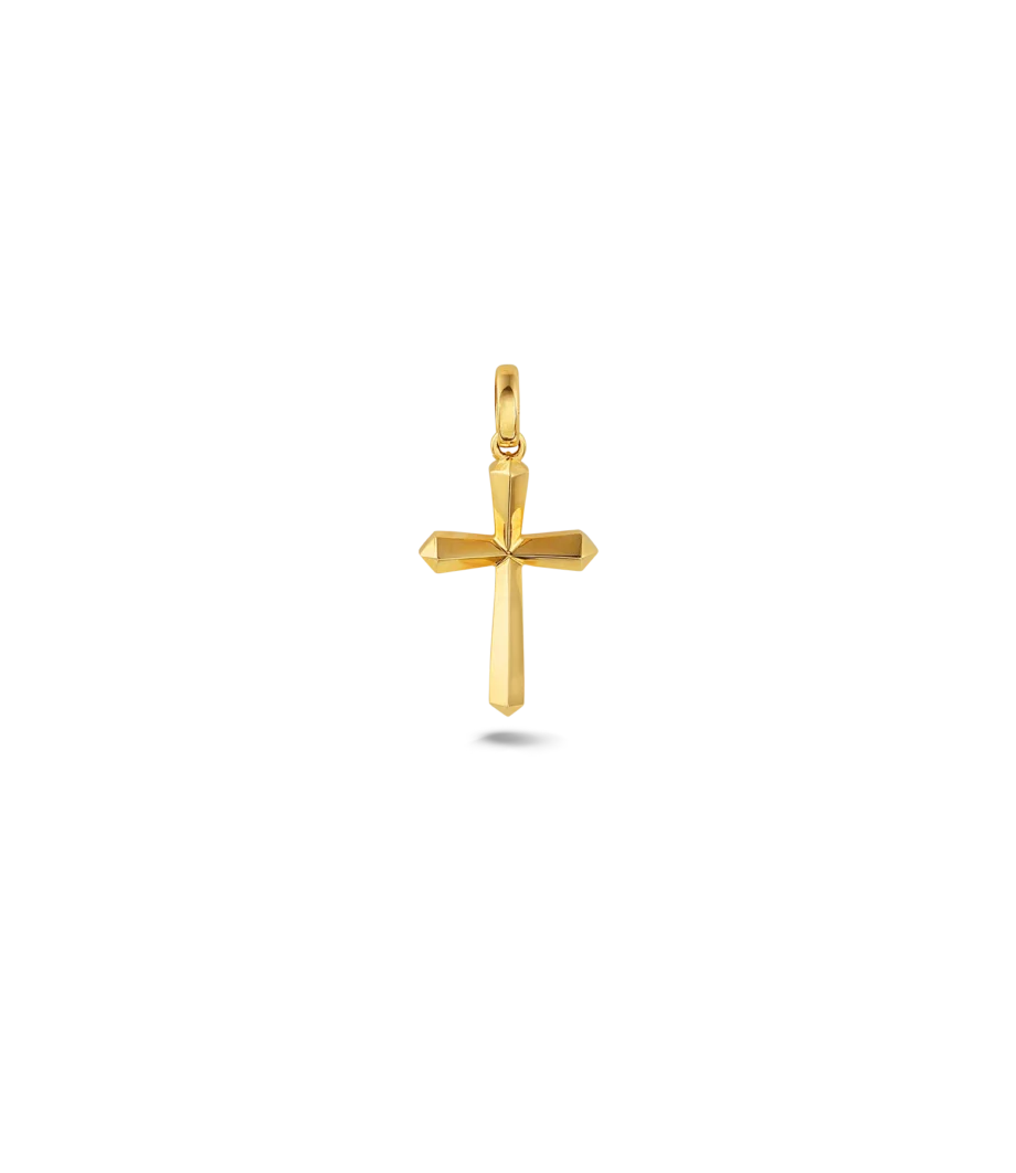 18 Karat Kreuz Anhänger 2278