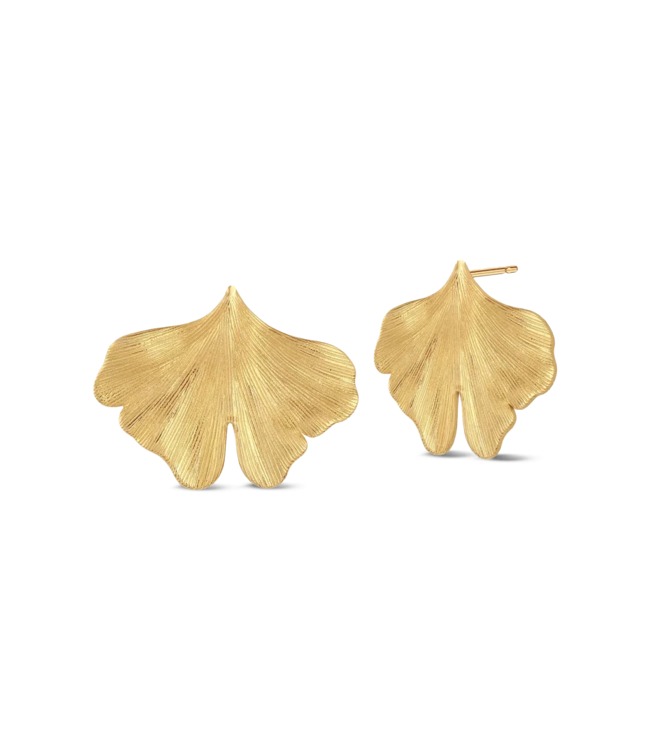 Ginkgo Ohrstecker 2288
