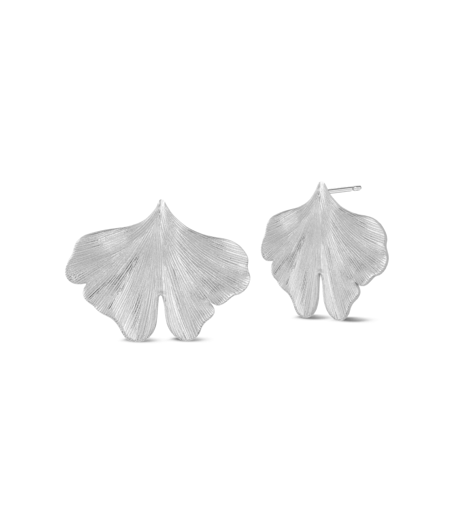 Ohrstecker Ginkgo gross