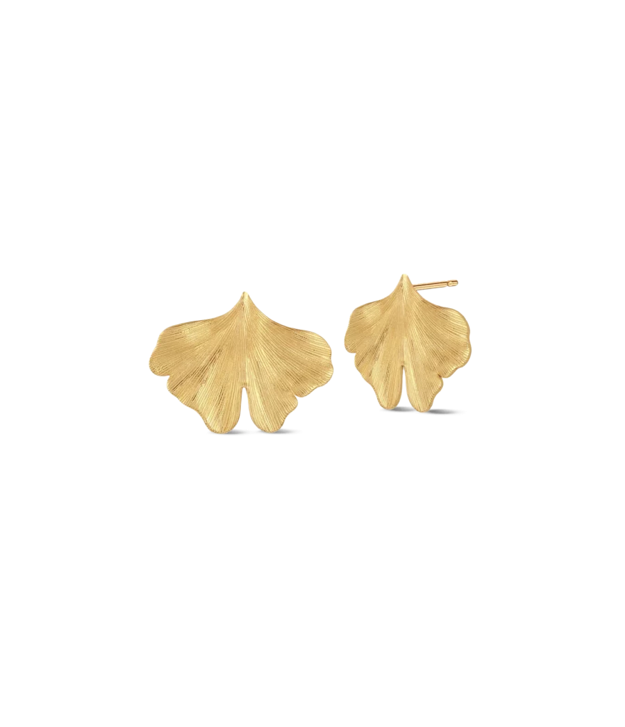 Ginkgo Ohrstecker 2289