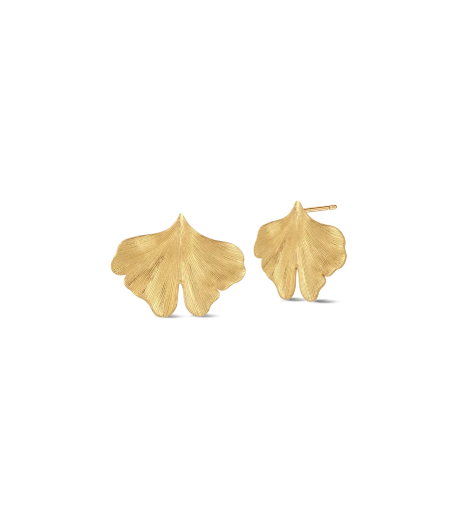 Ginkgo Ohrstecker 2289