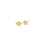 18 Karat Ginkgo Ohrstecker 2293