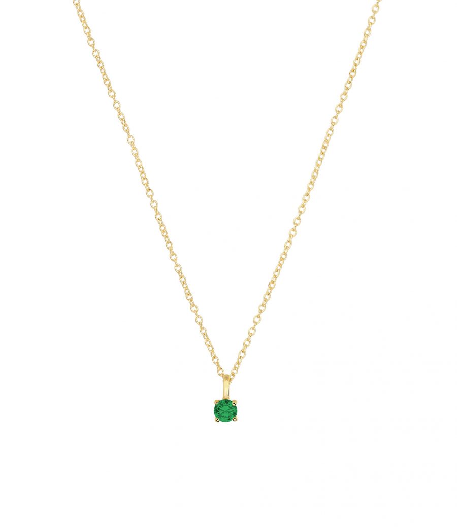 Kette mit Zirkonia Anhänger 4mm 1891