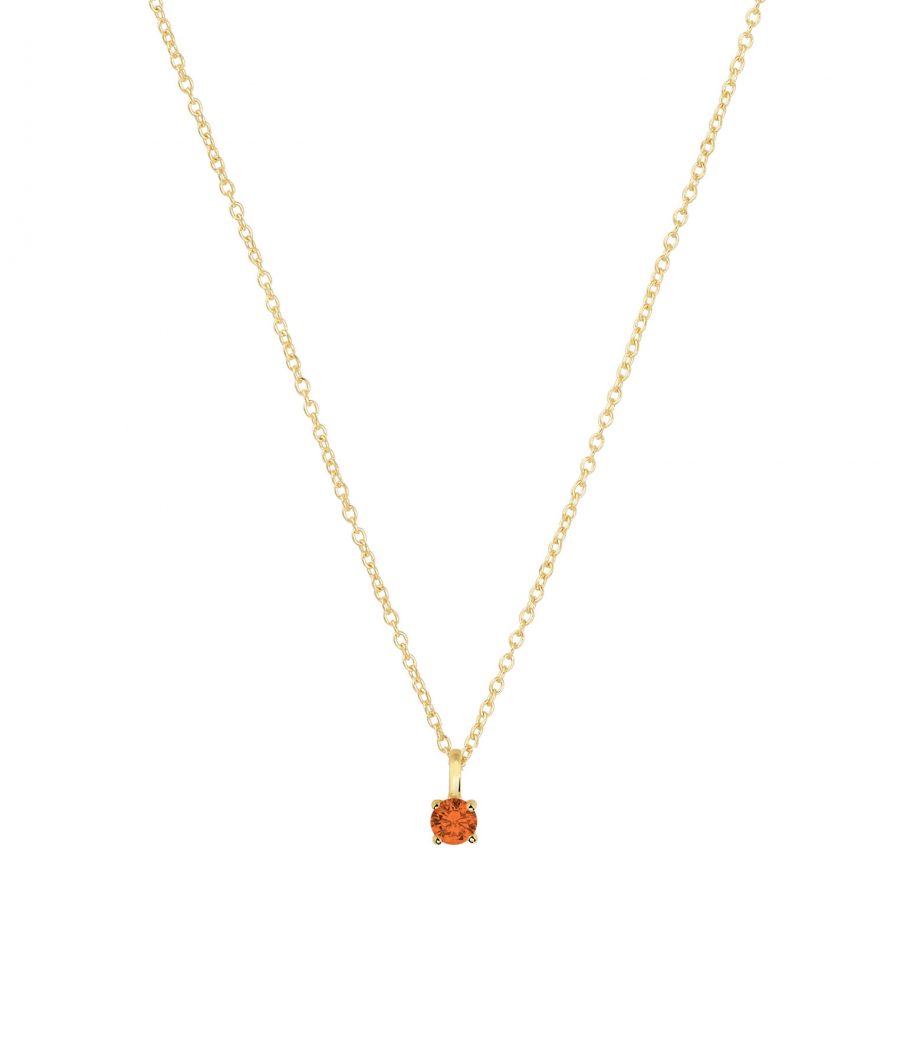 Kette mit Zirkonia Anhänger 4mm 1891